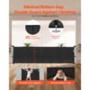 VEVOR einziehbares Babygitter (87 cm hoch ausziehbar bis 280 cm breit) ausziehbares Gitter für Kinder – Bild 2