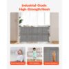 VEVOR einziehbares Babygitter (87 cm hoch ausziehbar bis 140 cm breit) ausziehbares Gitter für Kinder – Bild 5