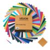 VEVOR Vinylfolie Wärmeübertragung Transferfolie (304,8 x 304,8 mm) 50 Blätter, verschiedene Farben