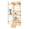 VEVOR schwedische Leiterwand 8 in 1 12-stufiges Kletterspielzeug aus Massivholz 100 kg belastbares
