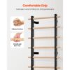 VEVOR schwedische Leiterwand 9-stufiges Kletterspielzeug Wandturnhalle aus Massivholz + Karbonstahl 150 kg – Bild 5