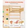 VEVOR schwedische Leiterwand 9 in 1 12-stufiges Kletterspielzeug aus Massivholz 100 kg belastbares – Bild 4