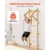 VEVOR schwedische Leiterwand 4 in 1 8-stufiges Kletterspielzeug aus Massivholz 100 kg belastbares – Bild 5