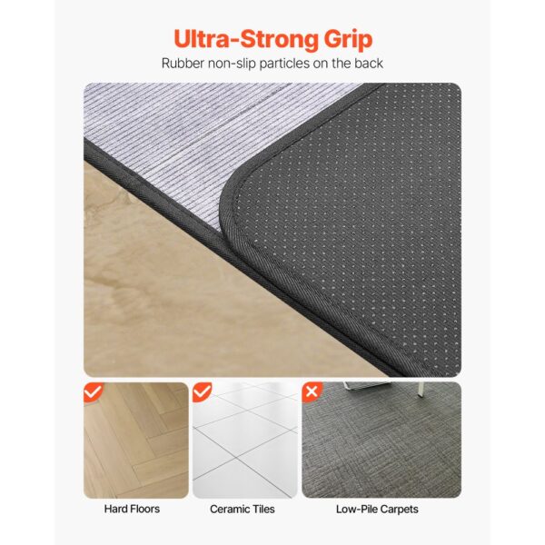 VEVOR Stuhlmatte Bodenschutzmatte (1225 x 915 x 5 mm) Bürostuhlmatte für Hartböden, Stuhlteppich für Rollstuhl – Bild 3 VEVOR Stuhlmatte Bodenschutzmatte (1225 x 915 x 5 mm) Bürostuhlmatte für Hartböden, Stuhlteppich für Rollstuhl – Bild 3