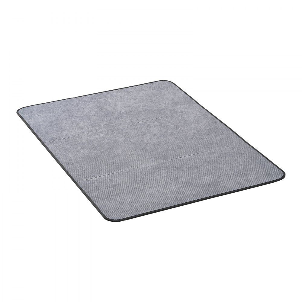 VEVOR Stuhlmatte Bodenschutzmatte (1225 x 915 x 5 mm) Bürostuhlmatte für Hartböden, Stuhlteppich für Rollstuhl