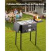VEVOR Propan-Fritteuse Outdoor gewerbliche Fritteuse mit 2 Tanks (9 L x 2) – Bild 4 VEVOR Propan-Fritteuse Outdoor gewerbliche Fritteuse mit 2 Tanks (9 L x 2) – Bild 4
