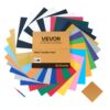 VEVOR Vinylfolie Wärmeübertragung Transferfolie (304,8 x 304,8 mm) 30 Blätter, verschiedene Farben