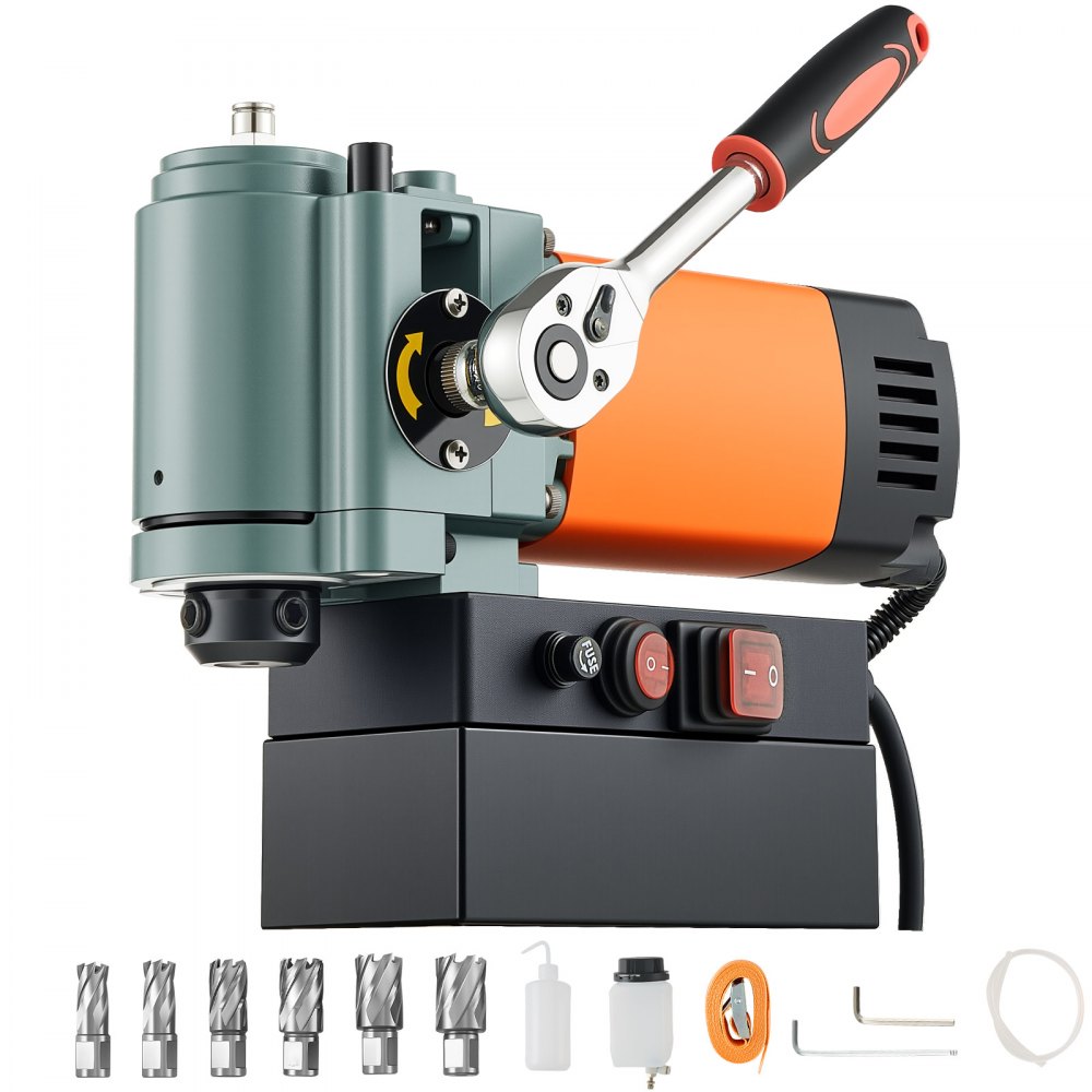 VEVOR Magnetbohrmaschine mit niedrigem Profil, 1300 W, 35 mm Bohrdurchmesser