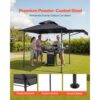 VEVOR Grillpavillon, 2430x1500x500mm, 2-stufige BBQ-Gazebo-Überdachung – Bild 4