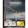 VEVOR Ratschenspanner mit Zurrketten G80 10 mm x 62 cm, 2er-Set, Tragkraft 4173 kg – Bild 4