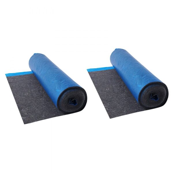 VEVOR Trittschalldämmung, 37,2 m², 3 mm Laminatbodenunterlage mit angebrachter Dampfsperre