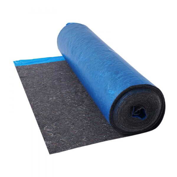 VEVOR Trittschalldämmung, 9,3 m², 3 mm dicke Laminatbodenunterlage mit angebrachter Dampfsperre