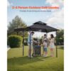 VEVOR Grillpavillon, 2430x1500x500mm, 2-stufige BBQ-Gazebo-Überdachung – Bild 2