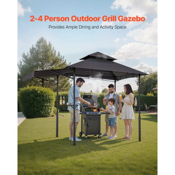 VEVOR Grillpavillon, 2430x1500x500mm, 2-stufige BBQ-Gazebo-Überdachung – Bild 2