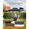 VEVOR Grillpavillon, 2430x1500x500mm, 2-stufige BBQ-Gazebo-Überdachung – Bild 3