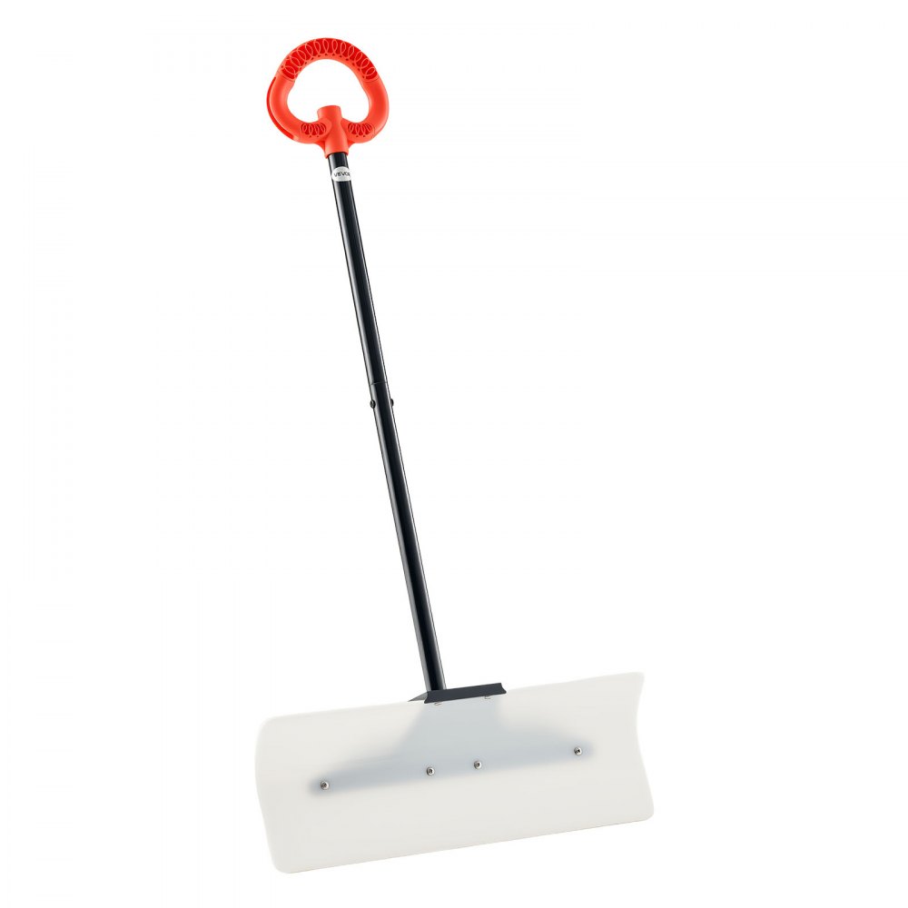 VEVOR Schneeschaufel, 610x1250mm Schneeräumer mit ergonomischem Griff, Treppen und Gehwegen