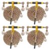 VEVOR Ratschenspanner 3628 kg, Spannzurrketten G80, Holzfällerei (4er-Pack)