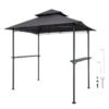 VEVOR Grillpavillon, 2430x1500x500 mm, 2-stufige BBQ-Gazebo-Überdachung