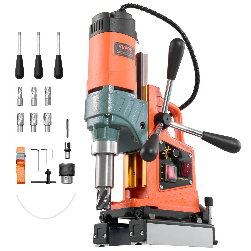 VEVOR Magnetbohrmaschine 1400 W 50 mm Bohrdurchmesser umkehrbare Richtung