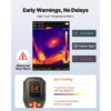 VEVOR Wärmebildkamera, TISR Superauflösung 240x180, handheld Thermokamera mit 2 MP visueller Kamera – Bild 4