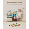 VEVOR Kinderbücherregal mit Spielzeugaufbewahrung, 2-stöckiges Bücherregal mit Stoffspielzeugtruhe – Bild 5 VEVOR Kinderbücherregal mit Spielzeugaufbewahrung, 2-stöckiges Bücherregal mit Stoffspielzeugtruhe – Bild 5