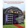 VEVOR Aufblasbares Partyzelt 9x6x4 m, Pavillon Hochzeitszelt mit 1100 W Gebläse, 2 Fenster für Veranstaltungen – Bild 4