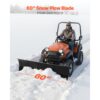 VEVOR Schneeschild, 1524x385 mm Universal-Schneepflug, 3 Montageoptionen – Bild 2