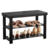 VEVOR Schuhregalbank Schuhbank (703 x 288 x 451 mm), 3-stufiges Schuhregal (130 kg belastbar) VEVOR Schuhregalbank Schuhbank (703 x 288 x 451 mm), 3-stufiges Schuhregal (130 kg belastbar)