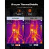 VEVOR Wärmebildkamera, 320 x240 TISR Superauflösung, handheld Thermokamera mit 2MP visueller Kamera – Bild 2