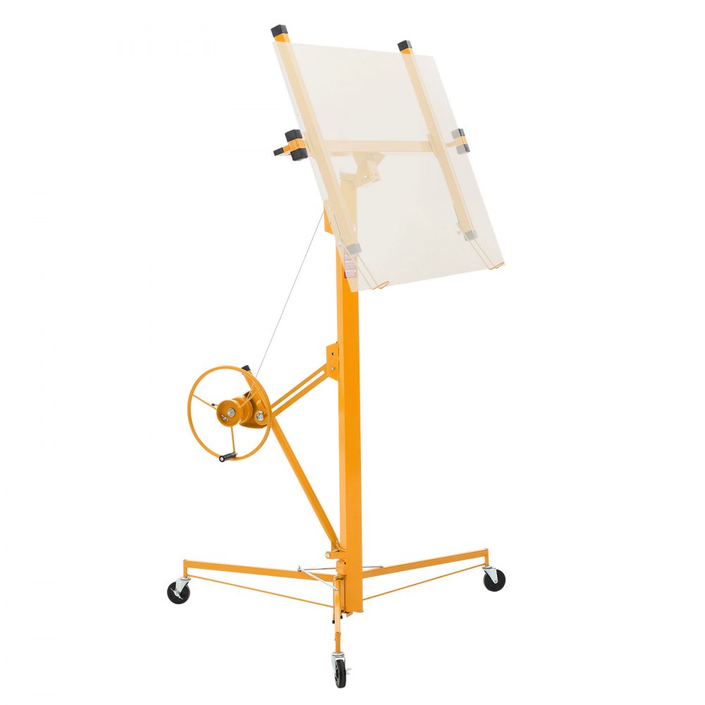 VEVOR Plattenheber bis max. 68 kg, 4877 mm Höhe, Gipskartonheber mit verstellbarem Teleskoparm