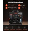 VEVOR Spannungswandler Transformator, 6000 VA, 110 V auf 220 V & 220 V auf 110 V – Bild 4