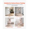 VEVOR Ballettstange Tanzstange freistehende Doppelstange, Gleichgewichtstraining, Entspannungsübungen – Bild 5