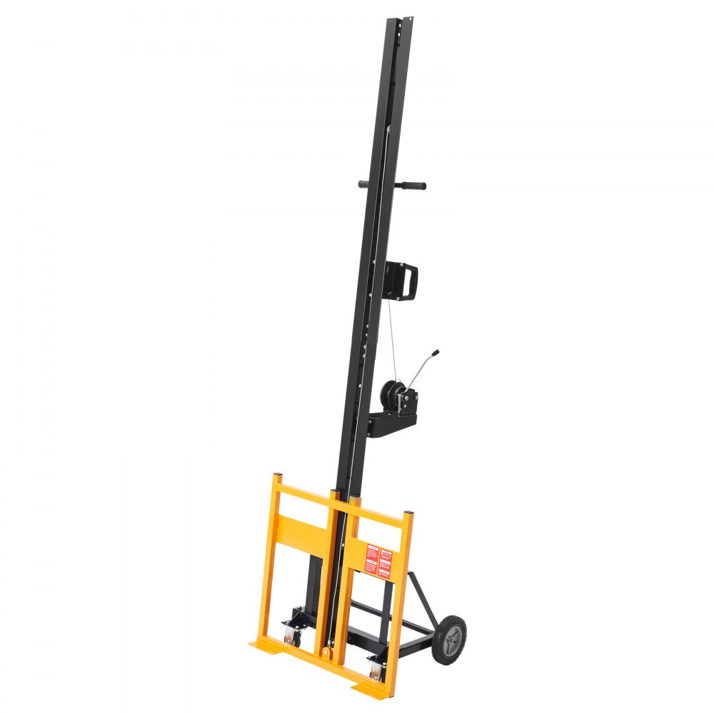 VEVOR Trockenbaulift, Plattenheber mit 68 kg für Wandmontage, einfacher Transport (Gelb)