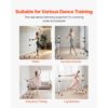 VEVOR Ballettstange Tanzstange freistehende Doppelstange, Gleichgewichtstraining, Entspannungsübungen – Bild 5