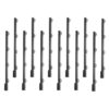 VEVOR Übersteigschutz Zaunerhöhung, 12er-Pack. Stacheldrahtarm 815x75x45 mm, Stacheldrahthalter aus Stahl