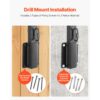 VEVOR Übersteigschutz Zaunerhöhung, 12er-Pack. Stacheldrahtarm 815x75x45 mm, Stacheldrahthalter aus Stahl – Bild 5
