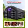 VEVOR Aufblasbares Partyzelt 5,4x5x4,25 m, Pavillon Hochzeitszelt mit 680W Gebläse, Sandsack – Bild 2