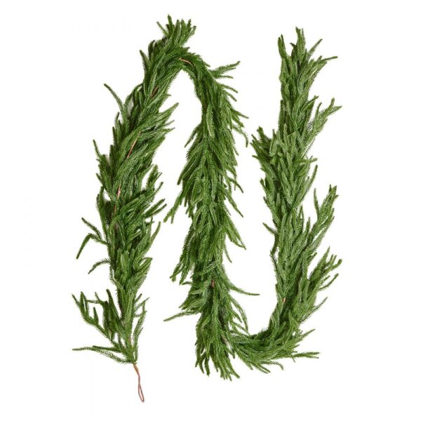 VEVOR Weihnachtsgirlande, 2750 mm, realistische Norfolk-Kieferngirlande
