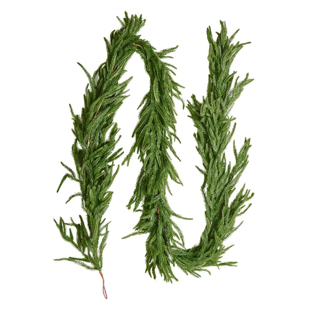 VEVOR Weihnachtsgirlande, 2750 mm, realistische Norfolk-Kieferngirlande