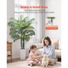 VEVOR Künstliche Areca-Palme, 1,8 m, künstliche tropische Palmenpflanzen mit weißem – Bild 3