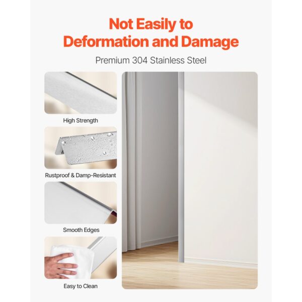 VEVOR Kantenschutz für Wand, 38 x 38 x 1217 mm, 10er-Pack Winkelprofil – Bild 3