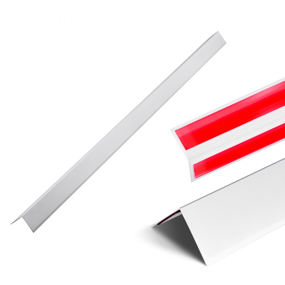 VEVOR Kantenschutz für Wand, 50x50x1217 mm, 12er-Pack Eckenschutz im 90-Grad-Winkel in L-Form