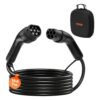 VEVOR EV Ladekabel, 16 A, 7 m, max. 11 kW, kompatibel mit Typ-2-Ladegeräten für Elektrofahrzeuge
