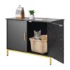 VEVOR Katzenschrank, 700x450x545 mm, Katzentoilette mit Metallbeinen & -griff