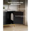 VEVOR Katzenschrank, 700x450x545 mm, Katzentoilette mit Metallbeinen & -griff – Bild 5