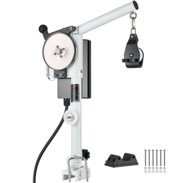 VEVOR Krabbenkorb-Hebevorrichtung, 12 V DC 1200 W, Seilwinde 90 kg Hubkapazität