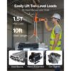 VEVOR Hebelzug, 1,5 T Kapazität, 3 m Hub, G80-Stahllegierungskette mit mechanischer Doppelsperrklinkenbremse – Bild 2
