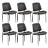 VEVOR moderner Esszimmerstuhl (6 Stk.) gepolsterter Leder-Beistellstuhl (158,76 kg belastbar) Akzentstuhl VEVOR moderner Esszimmerstuhl (6 Stk.) gepolsterter Leder-Beistellstuhl (158,76 kg belastbar) Akzentstuhl
