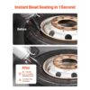 VEVOR Reifenwulstsetzgerät 12 L Luft-Reifenwulststrahlgerät Luftwulstblaster Hand-Reifenfüllwerkzeug – Bild 2