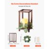 VEVOR 12er-Set, 12 flammenlosen LED-Kerzen, 12 Eukalyptusblätter-Kranz für Hochzeitstisch – Bild 4 VEVOR 12er-Set, 12 flammenlosen LED-Kerzen, 12 Eukalyptusblätter-Kranz für Hochzeitstisch – Bild 4